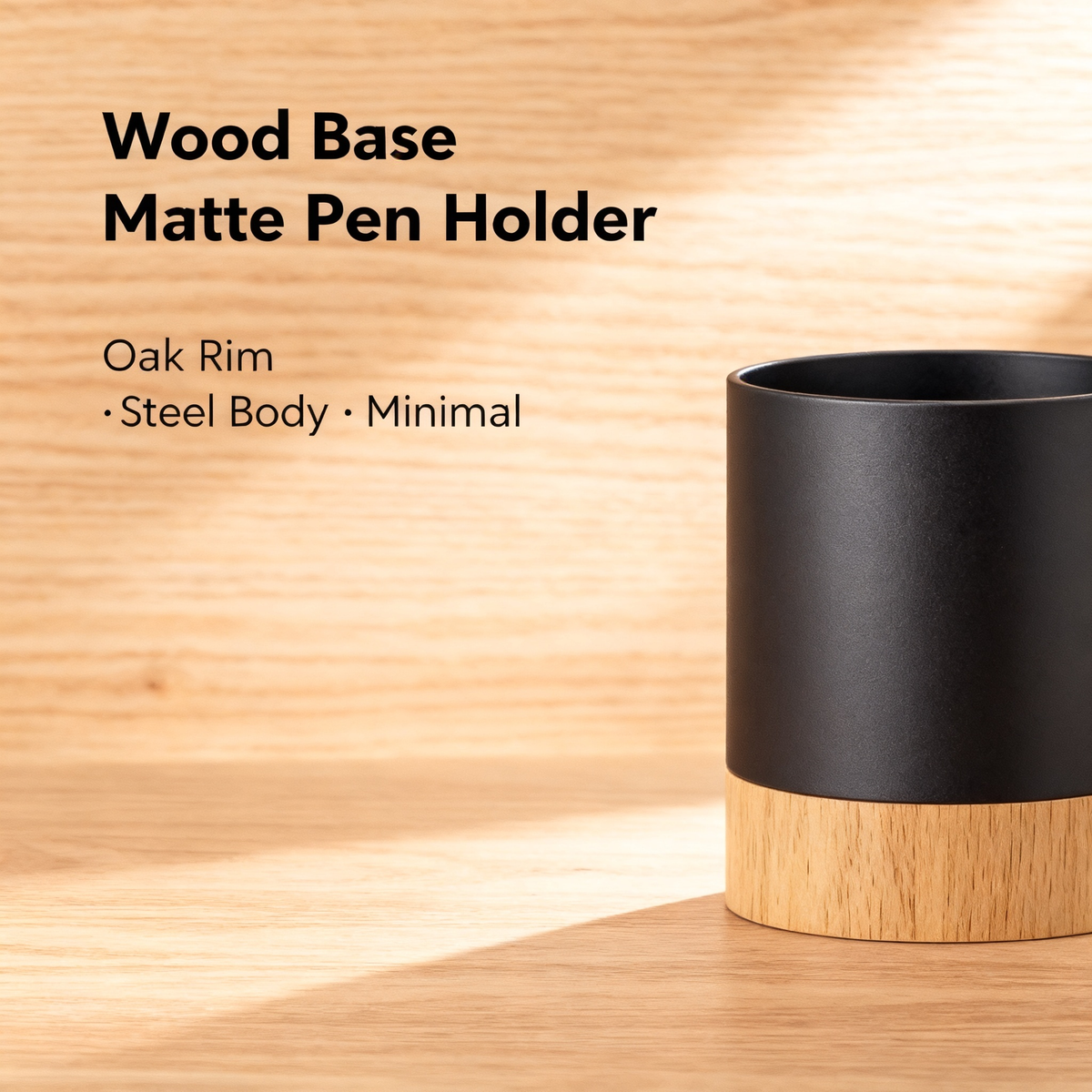 ✦ A Refined Touch For Your Everyday Workspace Minimal Metal Pen Caddy — Where Functional Storage Meets Modern Desk Aesthetics