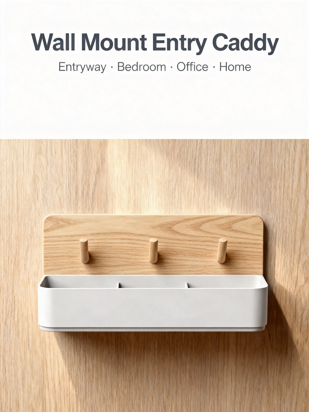 🌿 Nordic Wall Mounted Organizer A Minimal Wall Storage Solution Designed To Keep Everyday Essentials Organized While Adding A Calm And Elegant Touch To Your Home