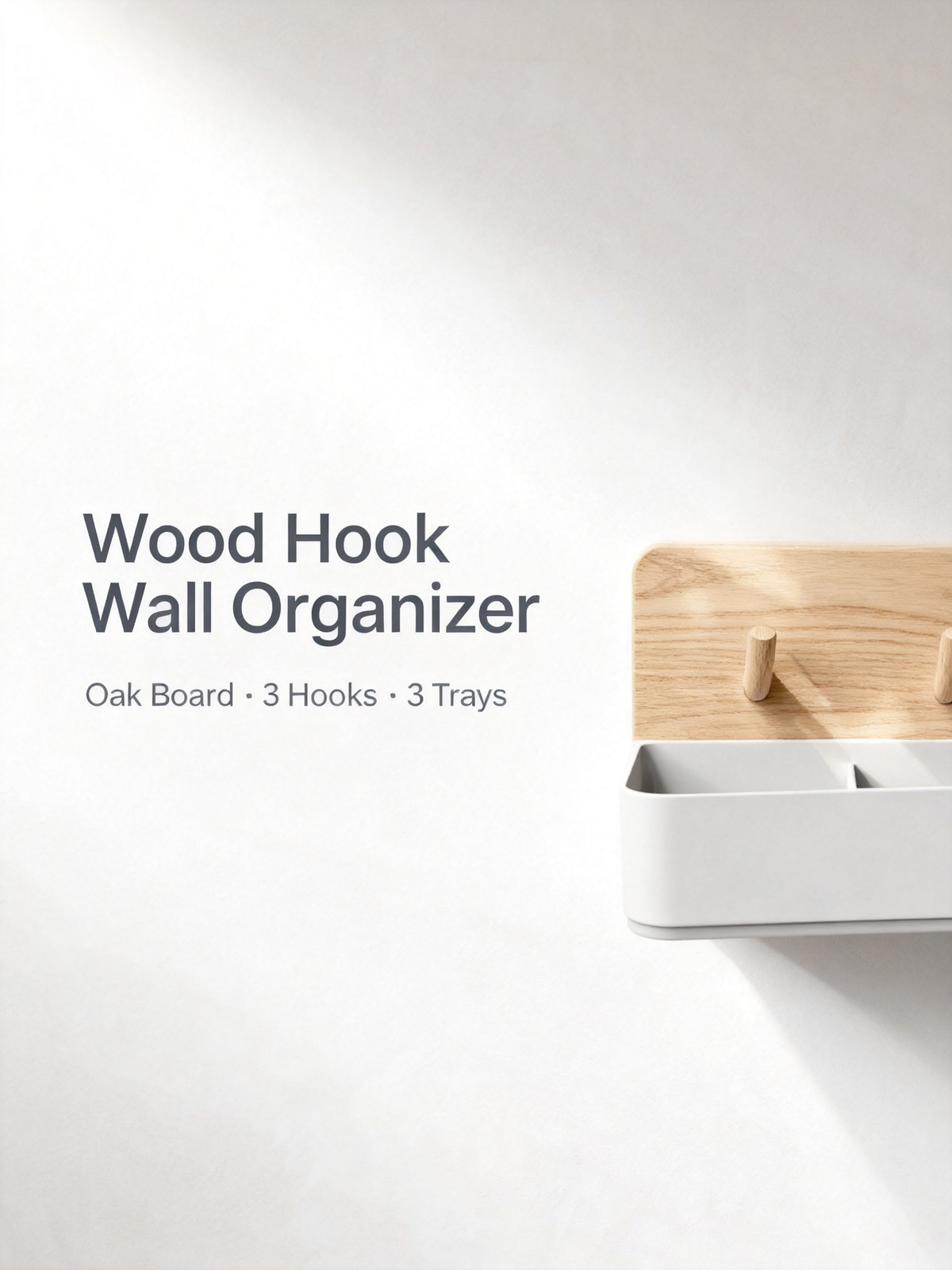 🌿 Nordic Wall Mounted Organizer A Minimal Wall Storage Solution Designed To Keep Everyday Essentials Organized While Adding A Calm And Elegant Touch To Your Home