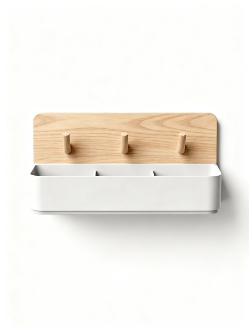 🌿 Nordic Wall Mounted Organizer A Minimal Wall Storage Solution Designed To Keep Everyday Essentials Organized While Adding A Calm And Elegant Touch To Your Home