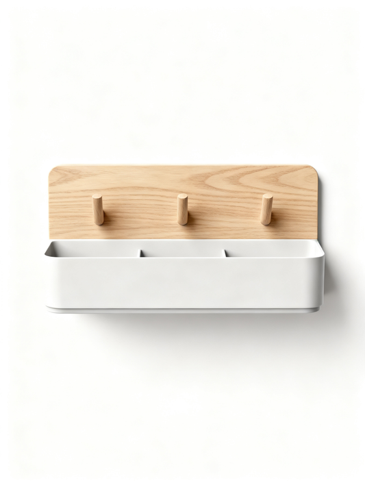 🌿 Nordic Wall Mounted Organizer A Minimal Wall Storage Solution Designed To Keep Everyday Essentials Organized While Adding A Calm And Elegant Touch To Your Home