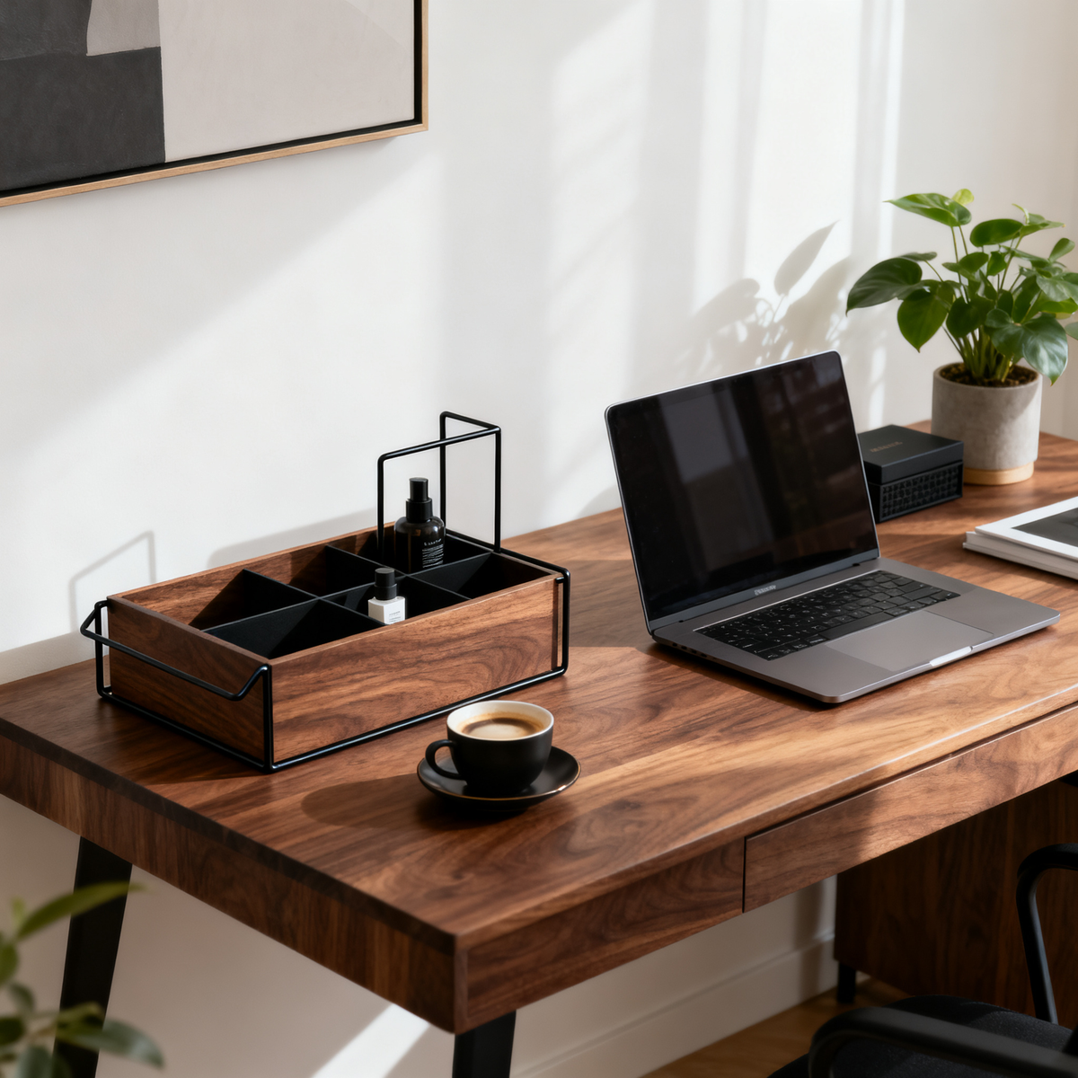 ✂️ Walnut Wood Tape Dispenser & Desk Caddy A Solid Weighted Desktop Tool That Holds Your Tape, Cuts It Clean, And Brings Quiet Craftsmanship To Every Corner Of Your Workspace