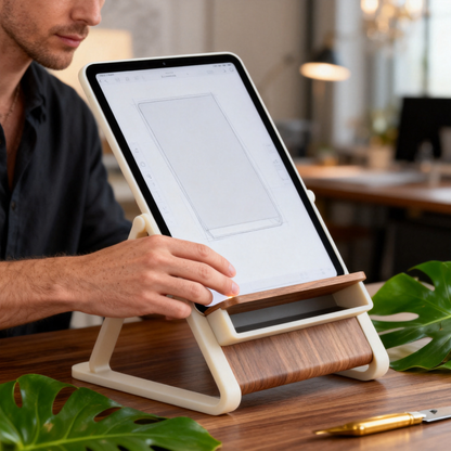 🖼️ Easel Display Dock — Tablet & Book Stand A Studio-Style Freestanding Easel That Holds Your iPad, Tablet, Book, Or Recipe Card At The Perfect Angle For Reading, Drawing, And Creating