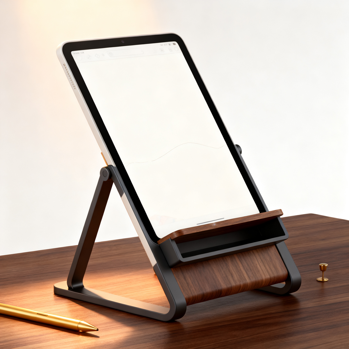 🖼️ Easel Display Dock — Tablet & Book Stand A Studio-Style Freestanding Easel That Holds Your iPad, Tablet, Book, Or Recipe Card At The Perfect Angle For Reading, Drawing, And Creating