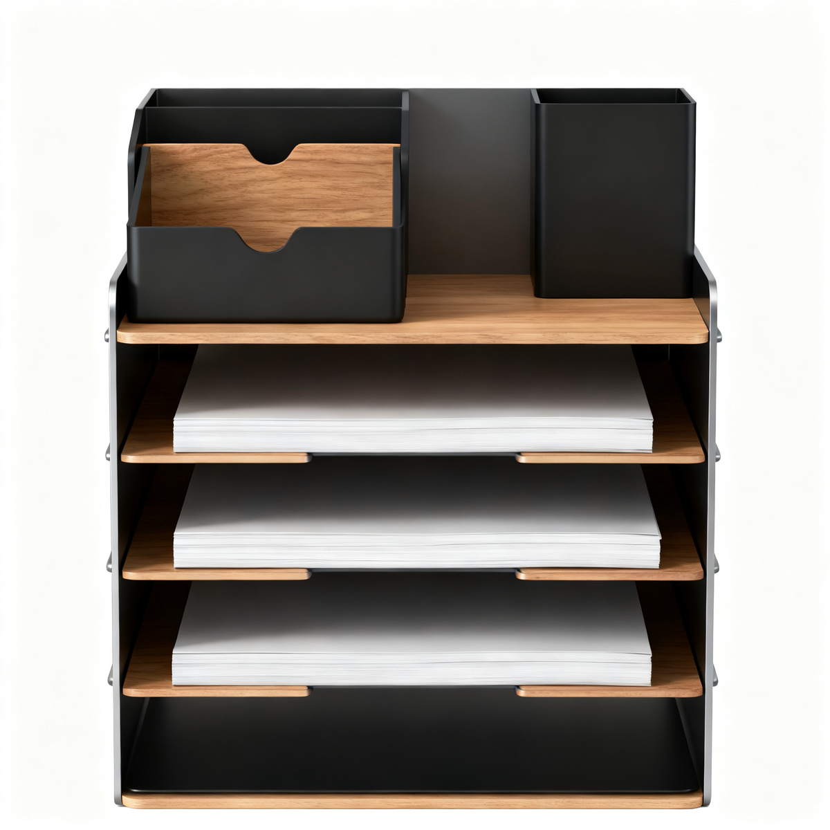 🪵 Layered Desktop Organizer Shelf A Multi-Level Storage Solution Designed To Maximize Desk Space While Bringing Style, Balance, And Efficiency To Your Daily Workspace