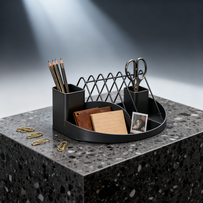 🖤 Minimalist Desktop Organizer Bring Order Back to Your Space with Effortless Style ✨