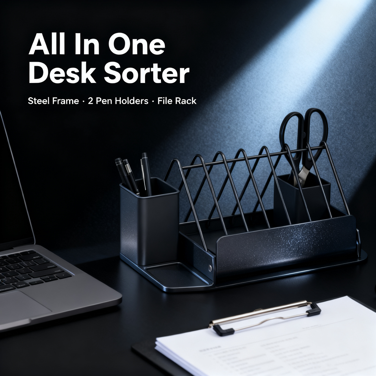 🖤 Minimalist Desktop Organizer Bring Order Back to Your Space with Effortless Style ✨