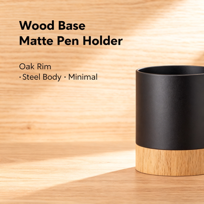 ✦ A Refined Touch For Your Everyday Workspace Minimal Metal Pen Caddy — Where Functional Storage Meets Modern Desk Aesthetics